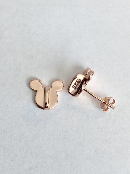 Rose Gold Disney Earrings - Mickey Mouse Drop Jewellery & Gift Bag - Brand  New | eBay