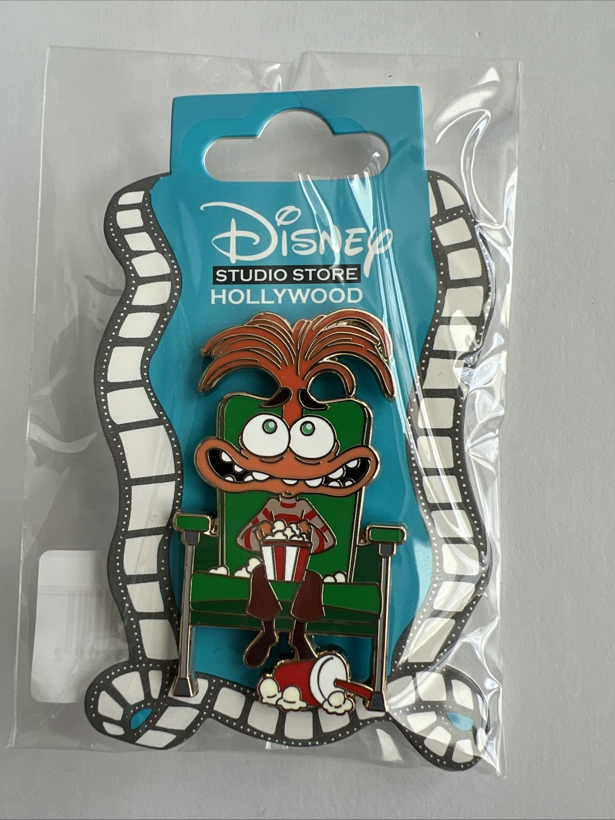 Disney DSSH 2025 Anxiety Pin Inside Out 2 Popcorn Movie Theater B ...